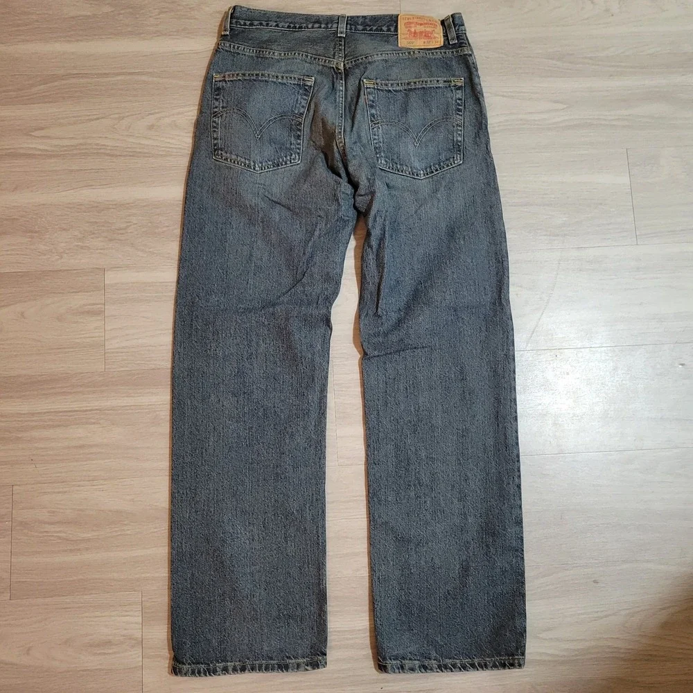 VTG Y2K Levis 569 Loose Straight Leg Jeans Mens 33x34 Baggy Denim Skate 2006